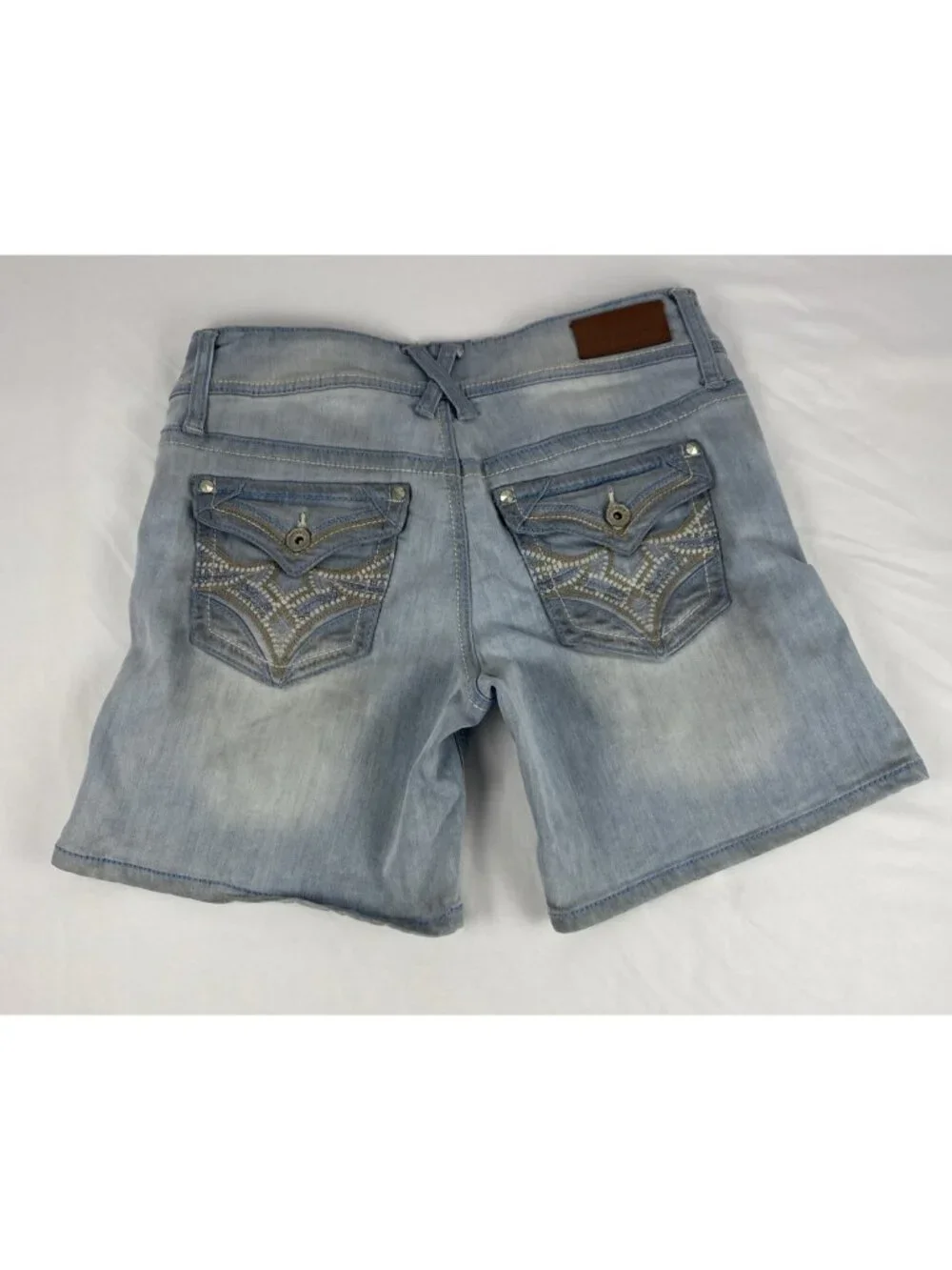 Hydraulic Bailey Grunge Low Rise Stretch Jean Shorts Womens / Jrs Size 11/12 - Picture 2 of 9